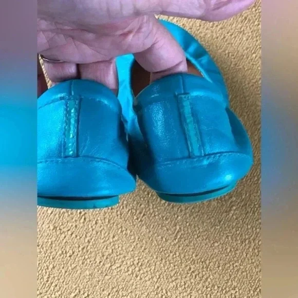 ⚡️FLASH SALE!!!⚡️Turquoise Tieks by Gavrieli Custom Foldable Ballet Flats - Picture 3 of 7